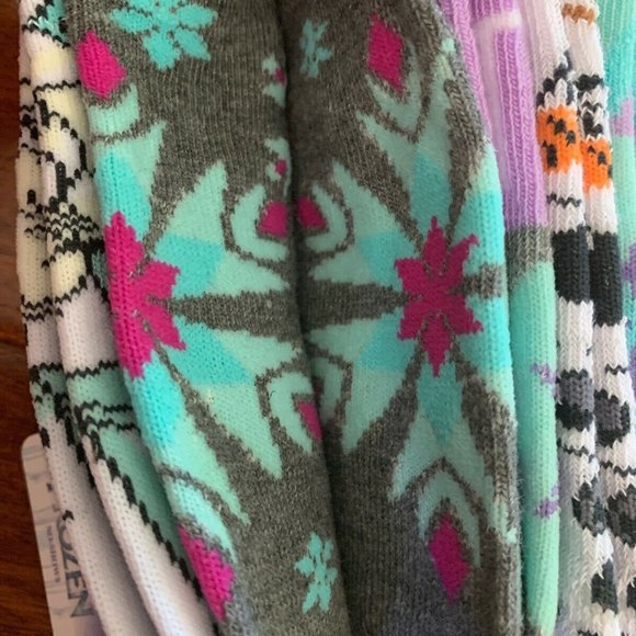 Disney Frozen Princess 12 pair Low Cut Socks One Size (4-10) Elza~Anna 6… - Picture 5 of 12